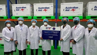 Vừa chuyển hơn 400.000 liều vaccine Covid-19 cho Việt Nam, Australia cam kết sớm giao thêm 1,1 triệu liều