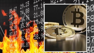 Bitcoin lao dốc thẳng đứng, thị trường tiền điện tử ‘rực lửa’