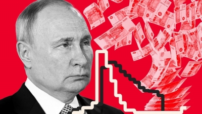 Kinh tế Nga ngấm đòn trừng phạt: Đồng ruble hụt hơi, lạm phát tăng tốc