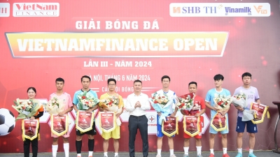 Khai mạc Giải bóng đá VietnamFinance Open lần III năm 2024