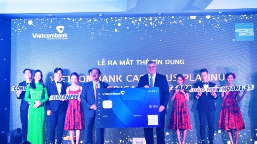 Vietcombank ra mắt thẻ tín dụng hoàn tiền Vietcombank Cashplus Platinum American Express