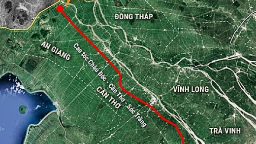 Đề xuất cơ chế đặc thù xây tuyến cao tốc Châu Đốc - Cần Thơ - Sóc Trăng