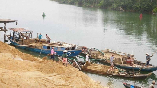 Hưng Yên: Nở rộ tình trạng kinh doanh cát không phép