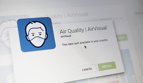Ứng dụng kiểm tra chất lượng không khí AirVisual đột nhiên 'biến mất' khỏi Việt Nam