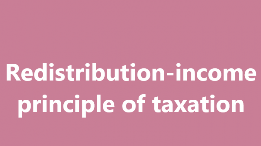 Nguyên tắc tắc phân phối thu nhập của thuế là gì?