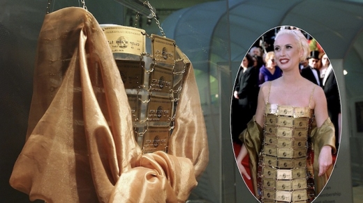 ‘Mục sở thị’ chiếc váy làm từ 254 thẻ tín dụng gây chấn động lễ trao giải Oscar