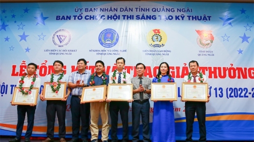 Công ty BSR đạt nhiều giải cao tại Hội thi Sáng tạo Kỹ thuật tỉnh Quảng Ngãi lần thứ 13