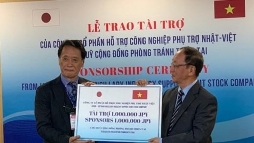 Nhật Bản tài trợ 1 triệu Yên cho Quỹ cộng đồng phòng chống thiên tai Việt Nam