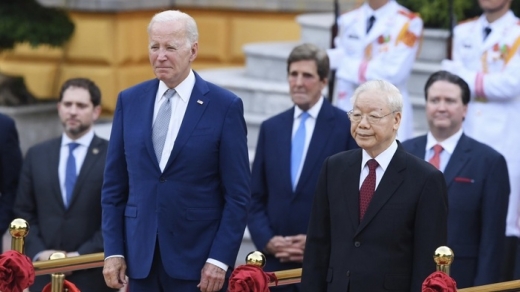 Tổng Bí thư Nguyễn Phú Trọng hội đàm với Tổng thống Mỹ Joe Biden