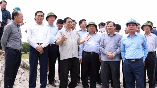Thủ tướng Phạm Minh Chính khảo sát thực trạng mỏ sắt Thạch Khê Hà Tĩnh