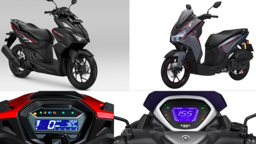 Cạnh tranh xe máy tay ga: So sánh Yamaha Lexi 155 VVA với Honda Vario 160