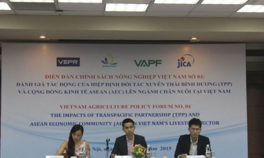 Tác động của TPP và AEC tới ngành chăn nuôi Việt Nam