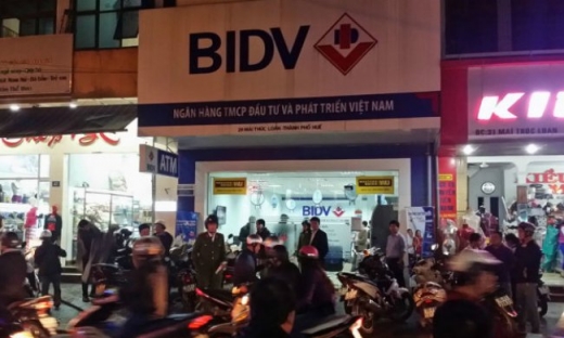 Đã bắt được nghi phạm vụ cướp ngân hàng BIDV tại Huế
