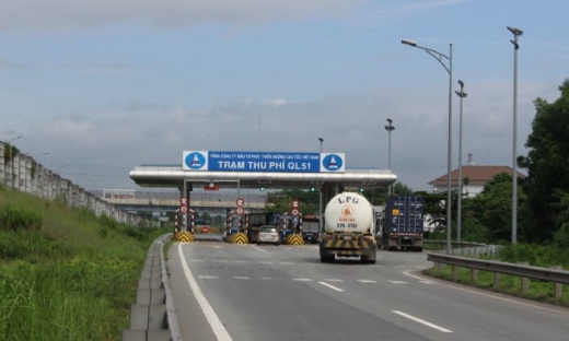 Trạm thu phí Quốc lộ 51 cao tốc TP. HCM - Long Thành - Dầu Giây hoạt động trở lại