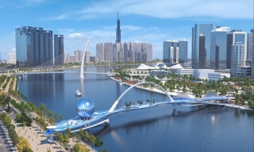 Một doanh nghiệp dự kiến tài trợ 1.000 tỷ xây cầu đi bộ qua sông Sài Gòn