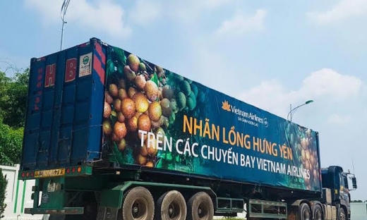 Sau Phở Việt, vải thiều đến nhãn lồng Hưng Yên lên máy bay Vietnam Airlines