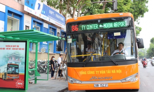 Từ 2020, hành khách có thể thanh toán bằng mã QR (VNPAY) khi đi xe buýt