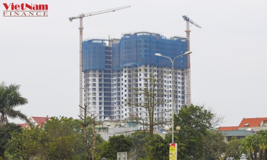 Toàn cảnh chung cư Tecco Center Point Thanh Hoá đang dần hoàn thiện