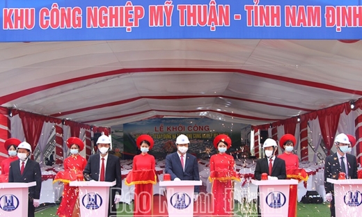 Nam Định: Khởi công xây dựng KCN Mỹ Thuận hơn 1.600 tỷ đồng