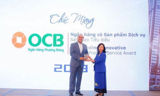 OCB nhận giải Ngân hàng Việt Nam tiêu biểu 2018