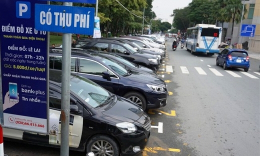 TP. HCM: Từ 1/6, đỗ xe ô tô dưới đường phải trả 40.000 đồng/giờ