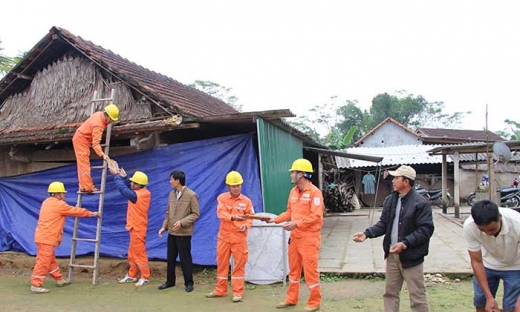 Điện lực Hà Tĩnh khởi công xây dựng Nhà tình nghĩa cho hộ nghèo vùng lũ