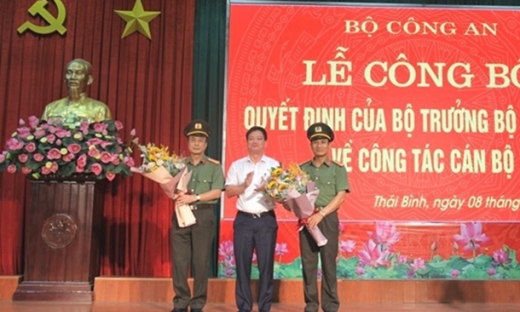Giám đốc Công an tỉnh Thái Bình Nguyễn Văn Minh được điều đồng nhận nhiệm vụ mới
