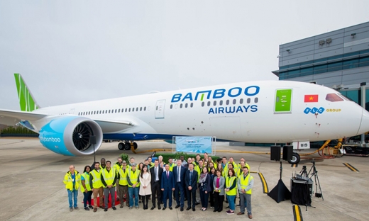 Bamboo Airways đón chiếc Boeing 787-9 Dreamliner đầu tiên tại Mỹ