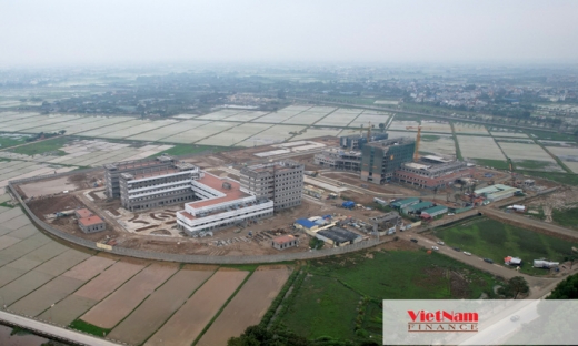 Toàn cảnh 2 bệnh viện được đầu tư 1.500 tỷ nằm sát Đại lộ Thăng Long