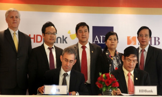 ADB tài trợ 100 triệu USD cho HDBank và SHB