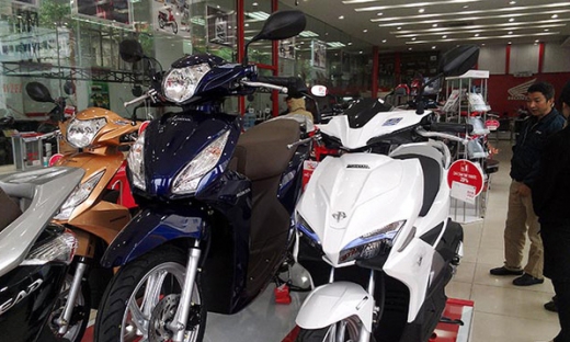 Người Việt mua hơn 800.000 xe máy trong 3 tháng đầu năm 2018