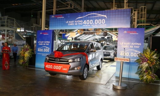 Doanh thu sau thuế của Toyota Việt Nam năm 2017 là bao nhiêu?