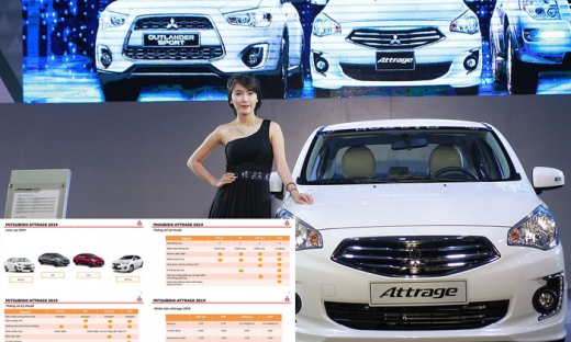 Thông số kỹ thuật của Mitsubishi Attrage 2019 sắp bán ra tại Việt Nam