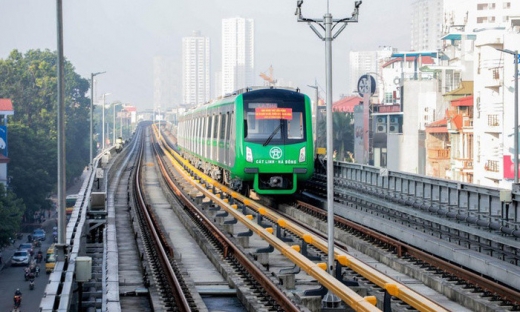13 đoàn tàu của dự án đường sắt đô thị Cát Linh - Hà Đông được cấp chứng nhận đăng kiểm tạm thời