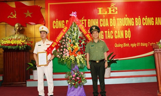 Đại tá Trần Hải Quân làm Giám đốc Công an tỉnh Quảng Bình