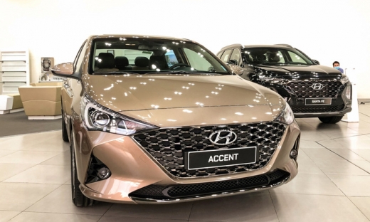 Tháng 6, doanh số xe Hyundai Accent giảm hơn 40% so với tháng trước