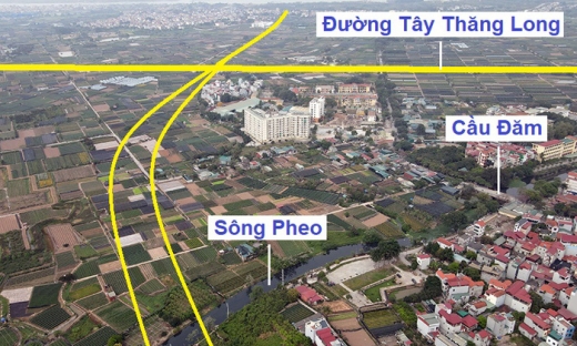 Hà Nội: Toàn cảnh đường vành đai 3,5 đoạn Thượng Cát - Quốc lộ 32 gần 1.500 tỷ