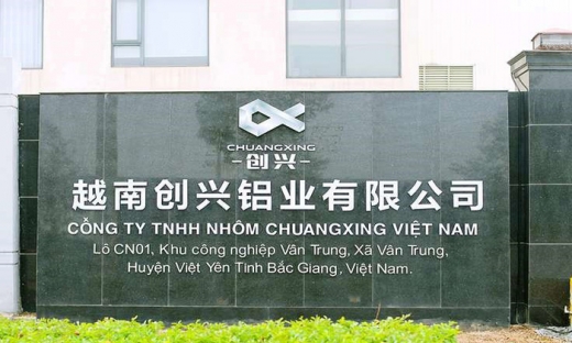 Bắc Giang: Nhôm Chuangxing Việt Nam bị phạt vì xây dựng không phép