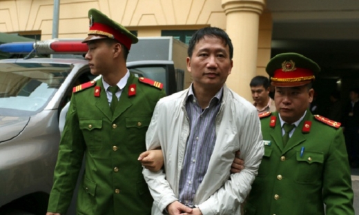 Hình ảnh ông Đinh La Thăng, Trịnh Xuân Thanh khi tòa tuyên án