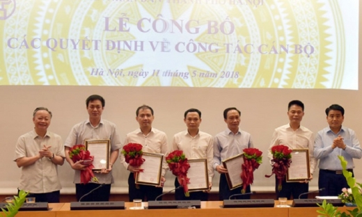 Hà Nội có 5 tân Phó giám đốc Sở, Ban quản lý dự án