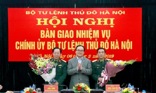 Tướng Nguyễn Trọng Triển làm Chính ủy Bộ Tư lệnh Thủ đô Hà Nội