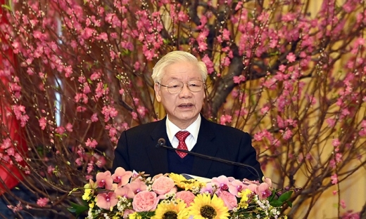 TBT, Chủ tịch nước Nguyễn Phú Trọng chúc Tết lãnh đạo và nguyên lãnh đạo Đảng, Nhà nước