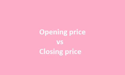 Giá mở cửa và giá đóng cửa của cổ phiếu?