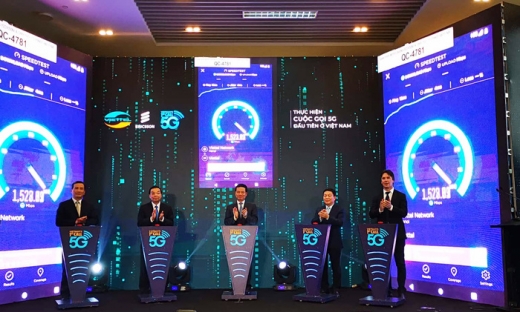 Cuộc gọi 5G đầu tiên tại Việt Nam có tốc độ ngang với cáp quang thương mại