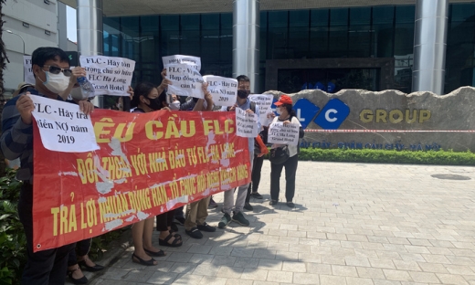 Nhà đầu tư 'vây' trụ sở FLC, đòi ông Trịnh Văn Quyết trả tiền