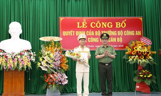 Ninh Thuận, Quảng Ngãi có tân Giám đốc Công an tỉnh