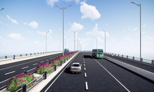 Lộ diện hình ảnh thiết kế cầu Vĩnh Tuy 2 hơn 2.500 tỷ đồng