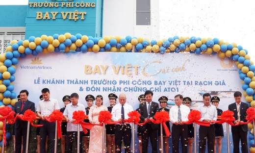 Vietnam Airlines khánh thành trường đào tạo phi công tại Rạch Giá