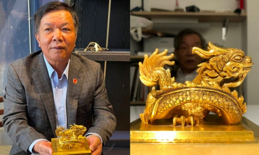 Danh tính đại gia Nguyễn Thế Hồng chi 6 triệu Euro đưa ấn vàng 'Hoàng đế chi bảo' về nước