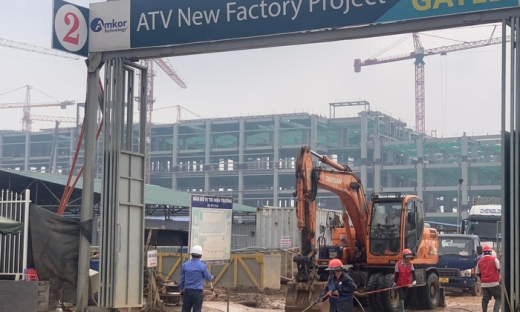 Cận cảnh nhà máy 1,6 tỷ USD tại Bắc Ninh của Amkor dự kiến hoàn thành vào tháng 9